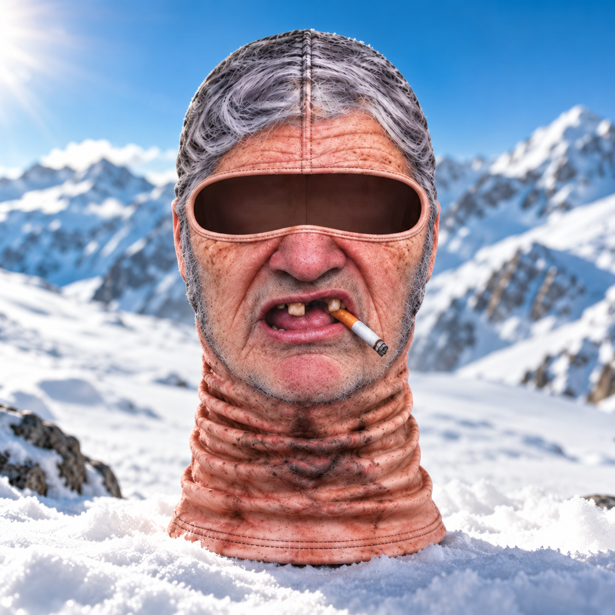 Funny character thermal balaclava